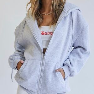 princess polly florida sweater grey